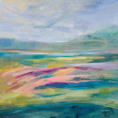 Flower Hill I by Silvia Vassileva. SKU 79161a. Archival Giclee Fine art print for wall decor.