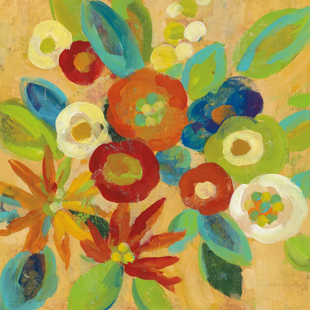 Flower Market III by Silvia Vassileva. SKU 27129a. Archival Giclee Fine art print for wall decor.