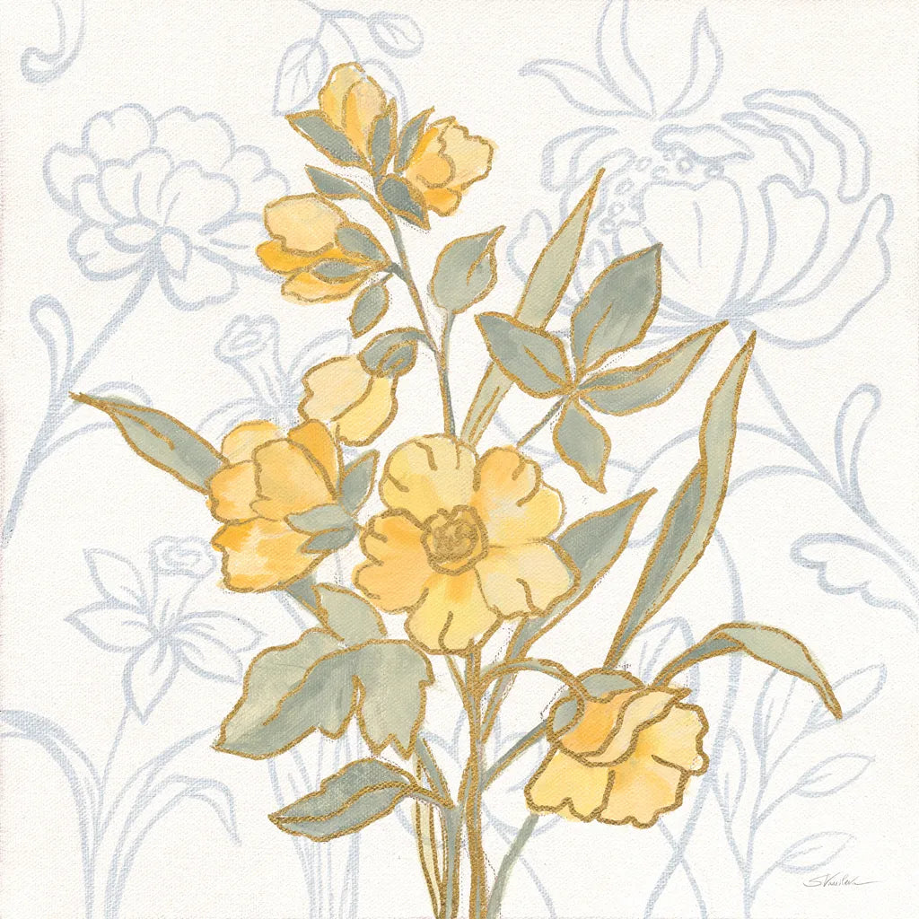 Flower Sophistication I by Silvia Vassileva. SKU 66079a. Archival Giclee Fine art print for wall decor.