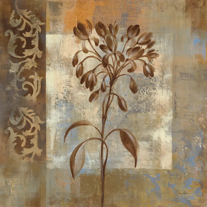 Flower on Slate I by Silvia Vassileva. SKU 60265a. Archival Giclee Fine art print for wall decor.