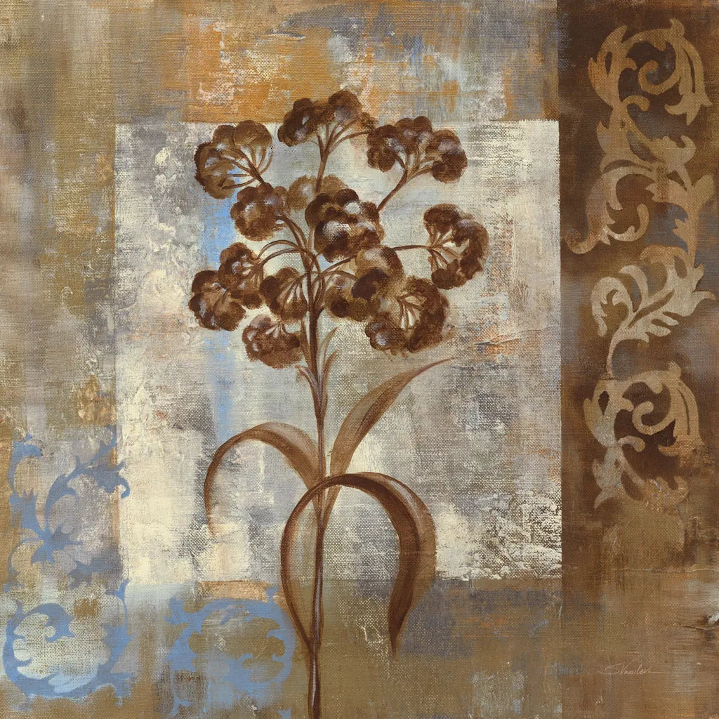 Flower on Slate II by Silvia Vassileva. SKU 60266a. Archival Giclee Fine art print for wall decor.