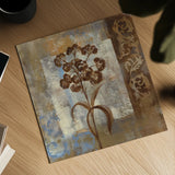 Flower on Slate II by Silvia Vassileva. Shown as a detailed flat fine art print, highlighting archival giclee quality. Available as an archival giclee rolled canvas, fine art paper, or poster print. SKU 60266a.