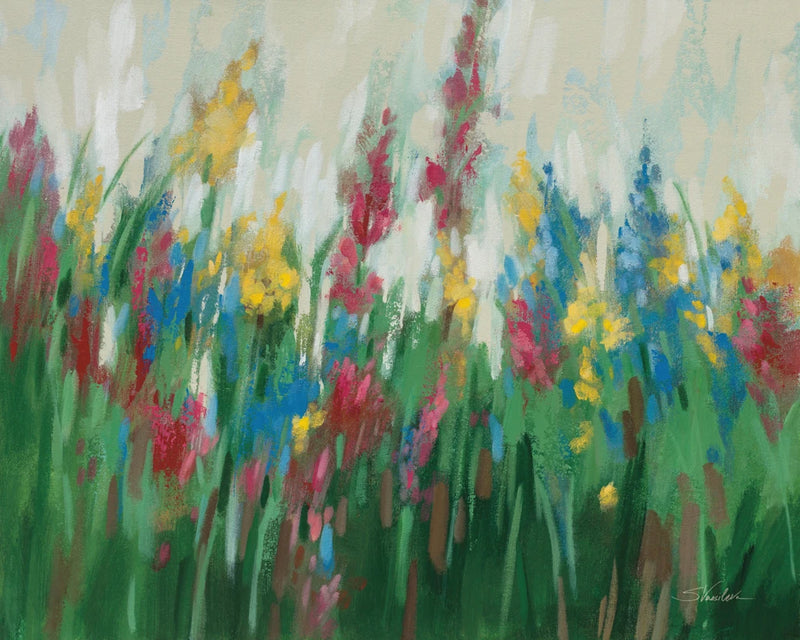 Flowers by the Cottage by Silvia Vassileva