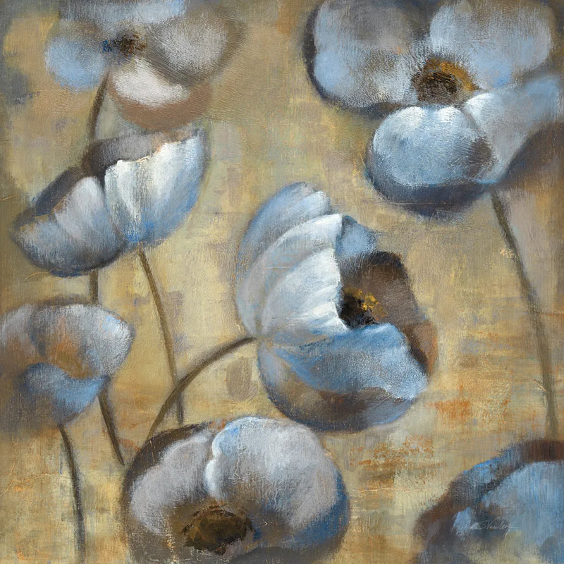 Flowers in Dusk I by Silvia Vassileva. SKU 3735a. Archival Giclee Fine art print for wall decor.