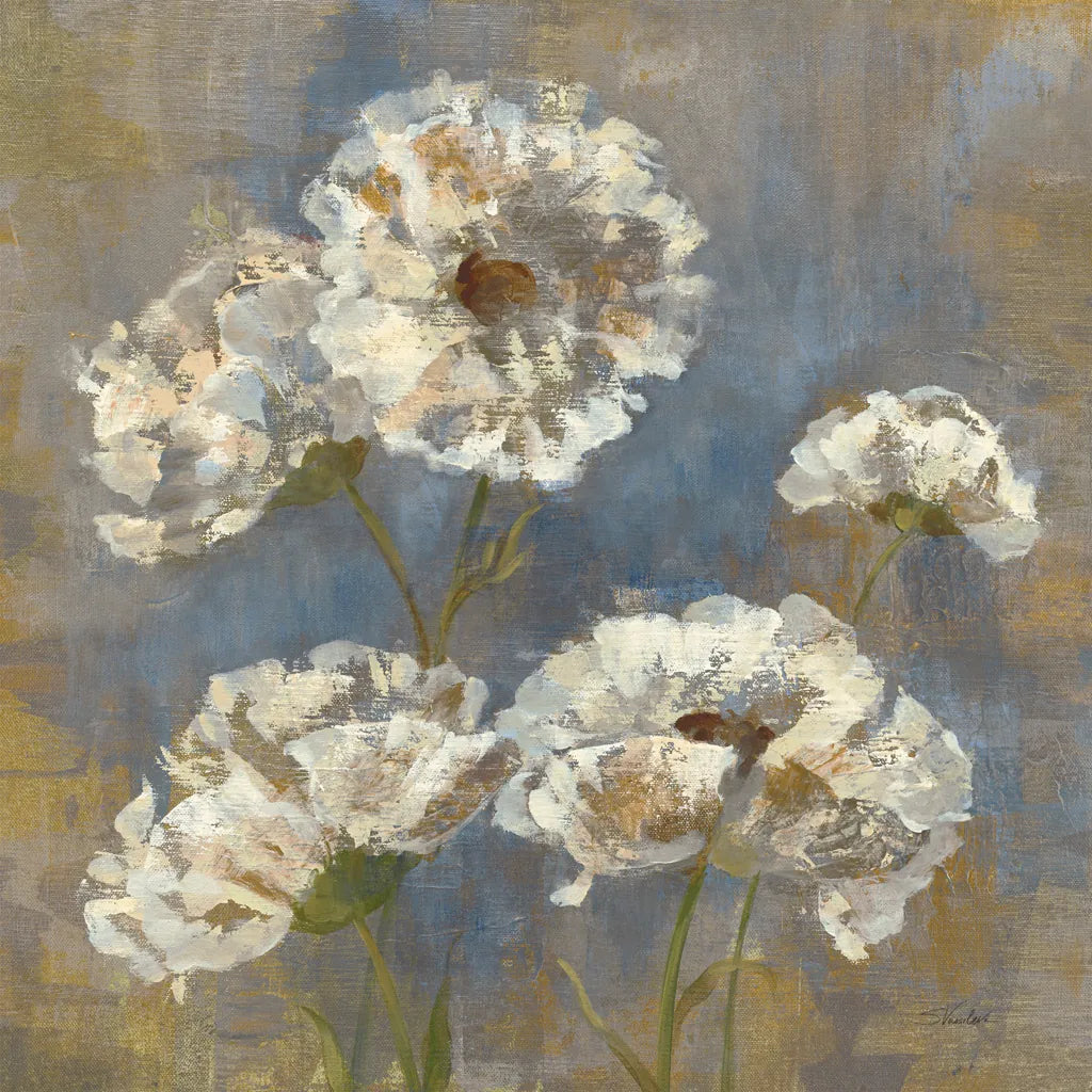 Flowers in Morning Dew I by Silvia Vassileva. SKU 3748a. Archival Giclee Fine art print for wall decor.