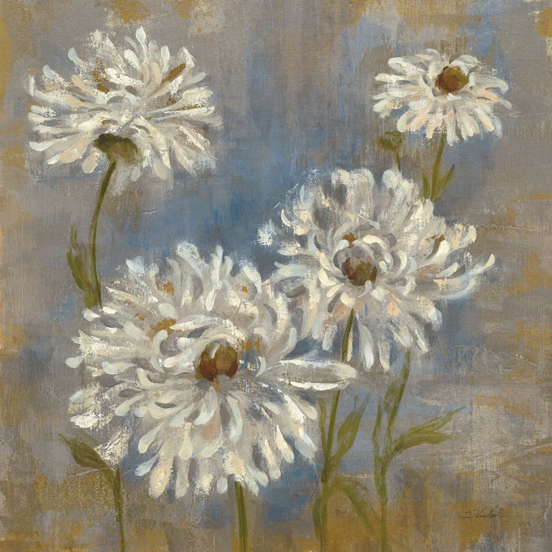 Flowers in Morning Dew II by Silvia Vassileva. SKU 3749a. Archival Giclee Fine art print for wall decor.