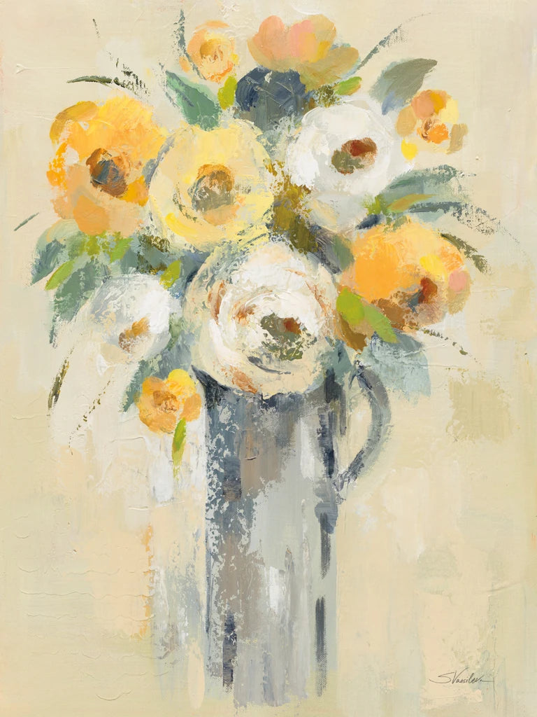 Flowers in a Jug by Silvia Vassileva