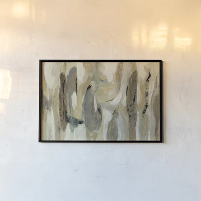 Fluidity Neutral by Silvia Vassileva. shown as a paper print in a black flame. Available as a archival giclee rolled canvas, fine art paper, or poster print. SKU 57260i.