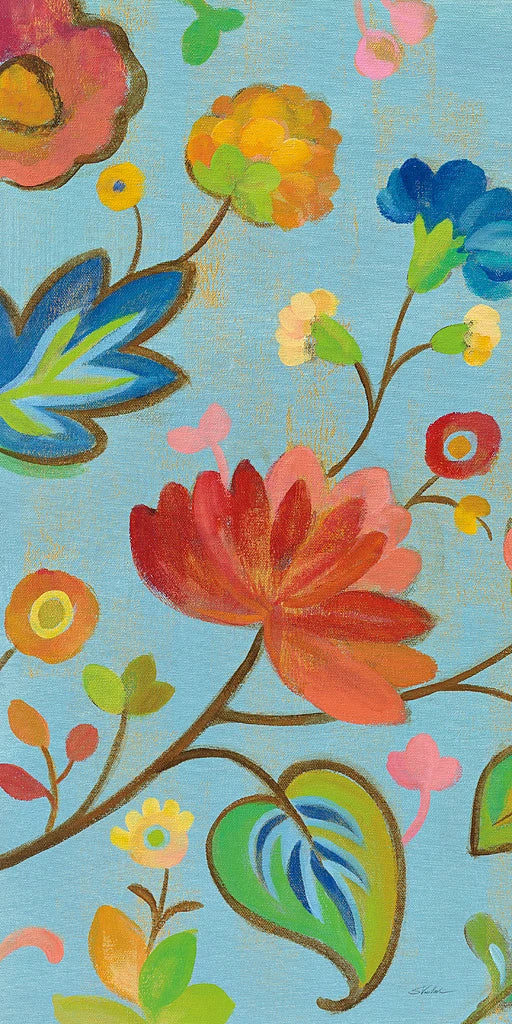 Folk Song Floral II by Silvia Vassileva