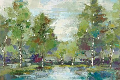 Forest at Dawn Crop by Silvia Vassileva. SKU 13975i. Archival Giclee Fine art print for wall decor.