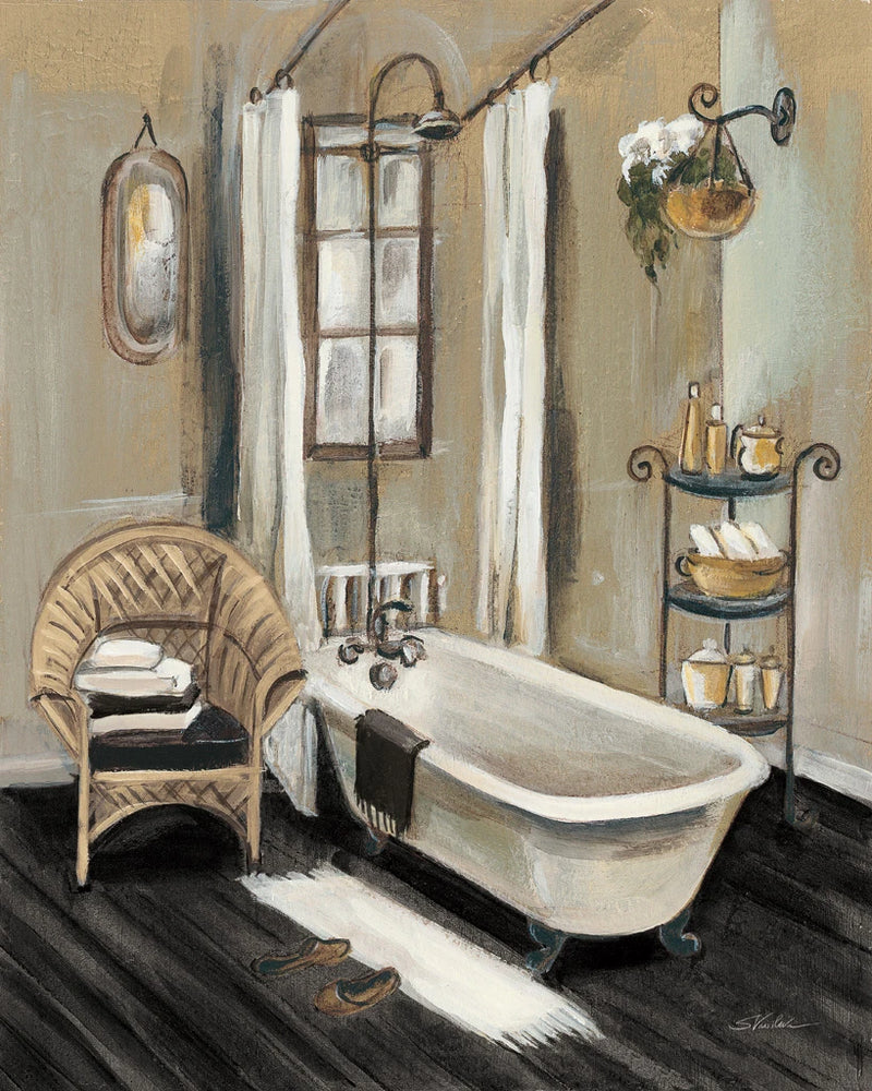 French Bath II Black v2 by Silvia Vassileva