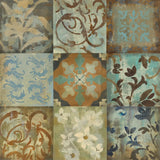 French Tile II by Silvia Vassileva. SKU 3143a. Archival Giclee Fine art print for wall decor.
