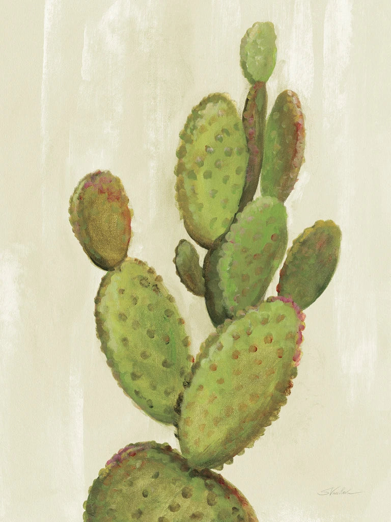 Front Yard Cactus I Crop by Silvia Vassileva