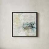 Frost by Silvia Vassileva. Shown in a sleek black glass frame for a contemporary gallery look. Available as an archival giclee rolled canvas, fine art paper, or poster print. SKU 77868a.