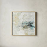 Frost by Silvia Vassileva. Shown in a natural wood glass frame for a timeless modern aesthetic. Available as an archival giclee rolled canvas, fine art paper, or poster print. SKU 77868a.