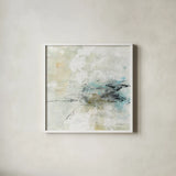 Frost by Silvia Vassileva. Shown in a crisp white glass frame for a clean and minimalist style. Available as an archival giclee rolled canvas, fine art paper, or poster print. SKU 77868a.