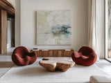 Frost by Silvia Vassileva. Shown as extra-large giant wall art in a modern living room. Available as an archival giclee rolled canvas, fine art paper, or poster print. SKU 77868a.