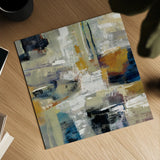 Full Moon I with White by Silvia Vassileva. Shown as a detailed flat fine art print, highlighting archival giclee quality. Available as an archival giclee rolled canvas, fine art paper, or poster print. SKU 30045a.
