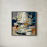 Full Moon II by Silvia Vassileva. Shown in a sleek black glass frame for a contemporary gallery look. Available as an archival giclee rolled canvas, fine art paper, or poster print. SKU 29739a.