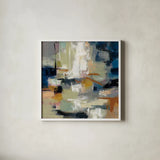 Full Moon II by Silvia Vassileva. Shown in a crisp white glass frame for a clean and minimalist style. Available as an archival giclee rolled canvas, fine art paper, or poster print. SKU 29739a.