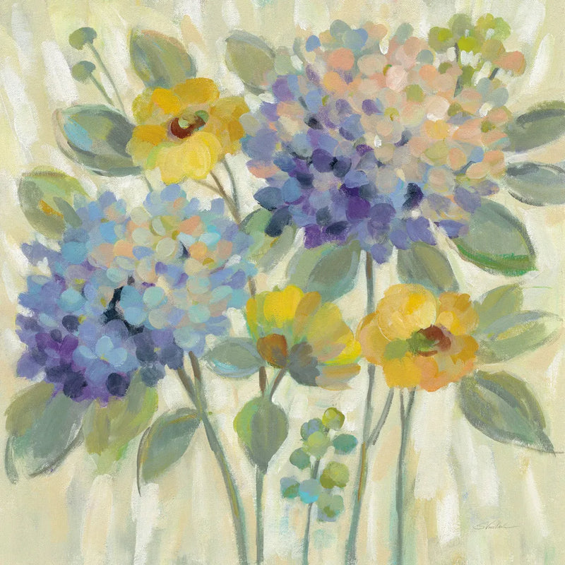 Garden Burst by Silvia Vassileva. SKU 50286a. Archival Giclee Fine art print for wall decor.