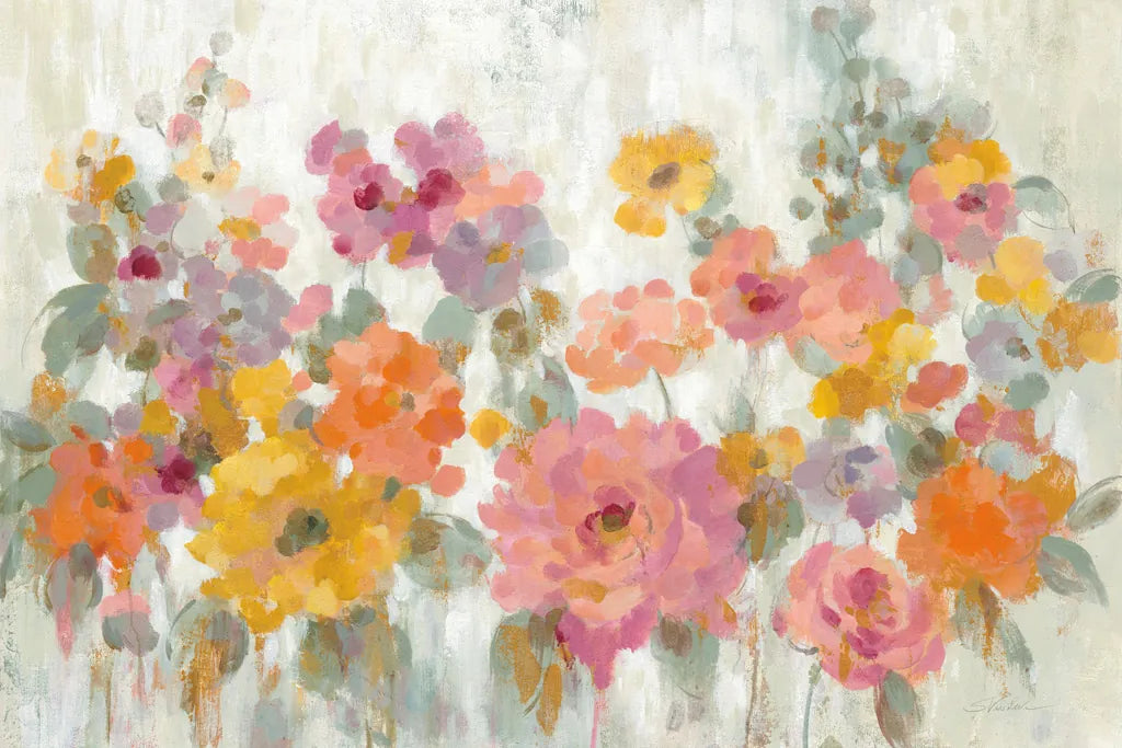 Garden Fun by Silvia Vassileva. SKU 46916i. Archival Giclee Fine art print for wall decor.