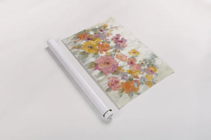 Garden Fun by Silvia Vassileva. shown as a rolled paper print. Available as archival giclee rolled canvas, fine art paper, or poster print. SKU 46916i.