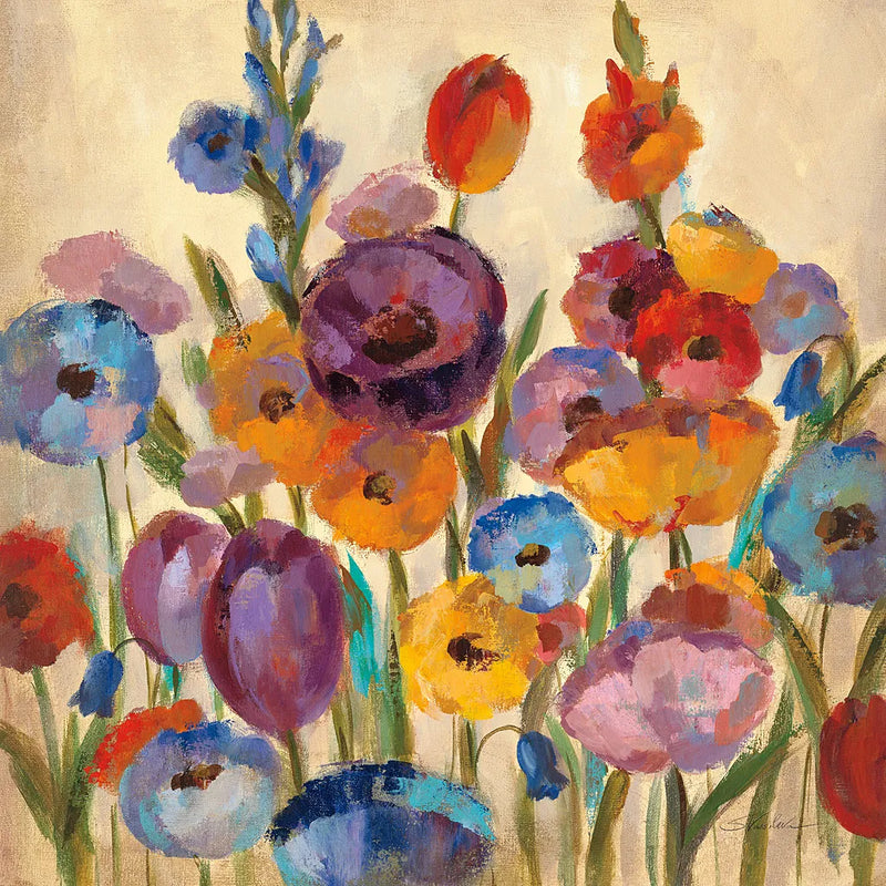 Garden Hues I by Silvia Vassileva. SKU 8442a. Archival Giclee Fine art print for wall decor.