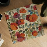 Garden In August Square by Silvia Vassileva. Shown as a detailed flat fine art print, highlighting archival giclee quality. Available as an archival giclee rolled canvas, fine art paper, or poster print. SKU 1090a.
