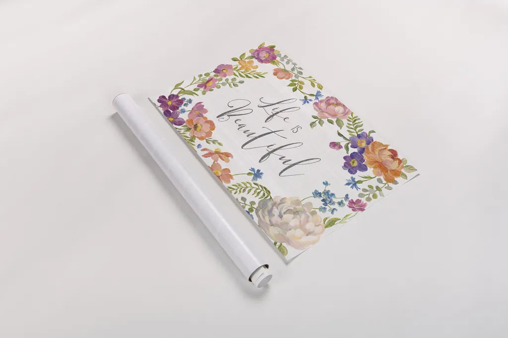 Garden Party II by Silvia Vassileva. shown as a rolled paper print. Available as archival giclee rolled canvas, fine art paper, or poster print. SKU 61570i.