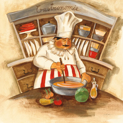 Gastronomie by Silvia Vassileva. SKU 19174a. Archival Giclee Fine art print for wall decor.