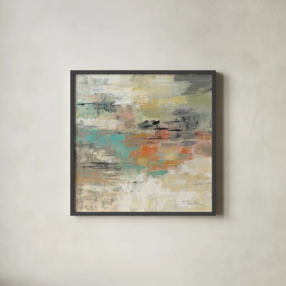 Gentle Gaze by Silvia Vassileva. Shown in a sleek black glass frame for a contemporary gallery look. Available as an archival giclee rolled canvas, fine art paper, or poster print. SKU 20896a.