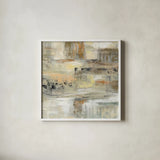 Gentle Touch by Silvia Vassileva. Shown in a crisp white glass frame for a clean and minimalist style. Available as an archival giclee rolled canvas, fine art paper, or poster print. SKU 35839a.