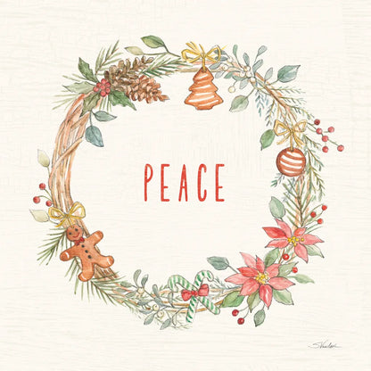 Gingerbread Christmas II by Silvia Vassileva. SKU 68599a. Archival Giclee Fine art print for wall decor.