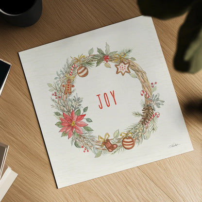 Gingerbread Christmas III by Silvia Vassileva. Shown as a detailed flat fine art print, highlighting archival giclee quality. Available as an archival giclee rolled canvas, fine art paper, or poster print. SKU 68600a.