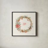 Gingerbread Christmas III by Silvia Vassileva. Shown in a sleek black glass frame for a contemporary gallery look. Available as an archival giclee rolled canvas, fine art paper, or poster print. SKU 68600a.
