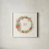 Gingerbread Christmas III by Silvia Vassileva. Shown in a crisp white glass frame for a clean and minimalist style. Available as an archival giclee rolled canvas, fine art paper, or poster print. SKU 68600a.