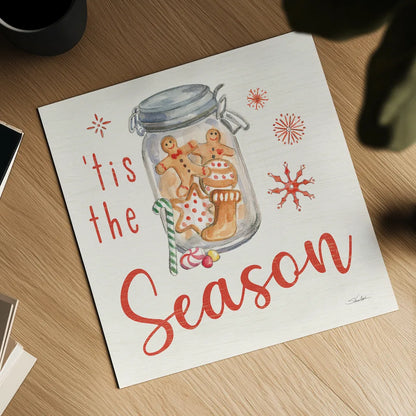 Gingerbread Christmas IV by Silvia Vassileva. Shown as a detailed flat fine art print, highlighting archival giclee quality. Available as an archival giclee rolled canvas, fine art paper, or poster print. SKU 68601a.