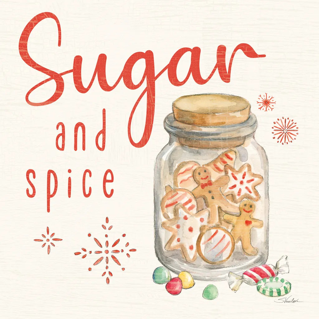 Gingerbread Christmas V by Silvia Vassileva. SKU 68602a. Archival Giclee Fine art print for wall decor.