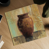 Glazed Pot II Decorative Accents by Silvia Vassileva. Shown as a detailed flat fine art print, highlighting archival giclee quality. Available as an archival giclee rolled canvas, fine art paper, or poster print. SKU 7322a.
