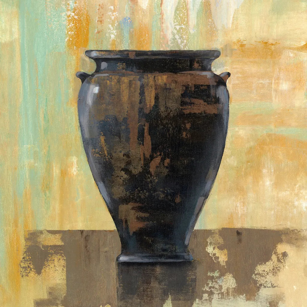Glazed Pot III by Silvia Vassileva. SKU 60486a. Archival Giclee Fine art print for wall decor.
