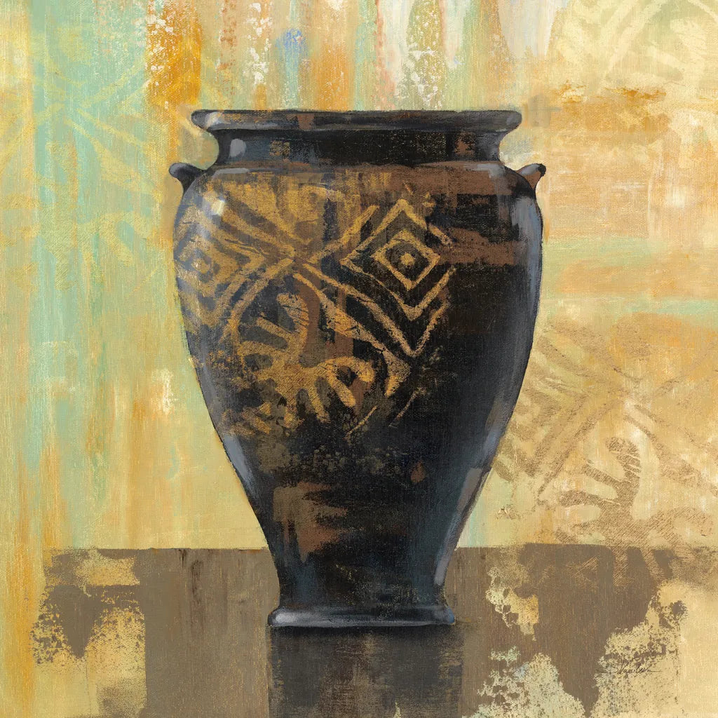 Glazed Pot III Decorative Accents by Silvia Vassileva. SKU 7323a. Archival Giclee Fine art print for wall decor.