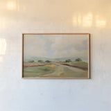 Glowing Sky by Silvia Vassileva. shown as a paper print in a natural frame. Available as a archival giclee rolled canvas, fine art paper, or poster print. SKU 88695i.