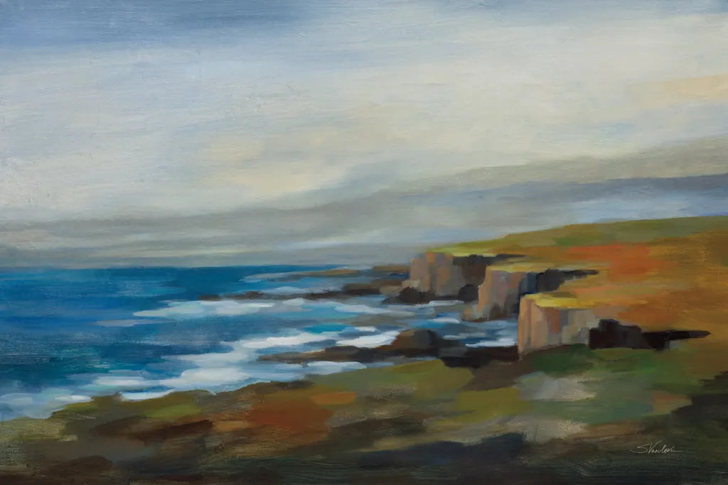 Golden Cliff by Silvia Vassileva. SKU 94420i. Archival Giclee Fine art print for wall decor.