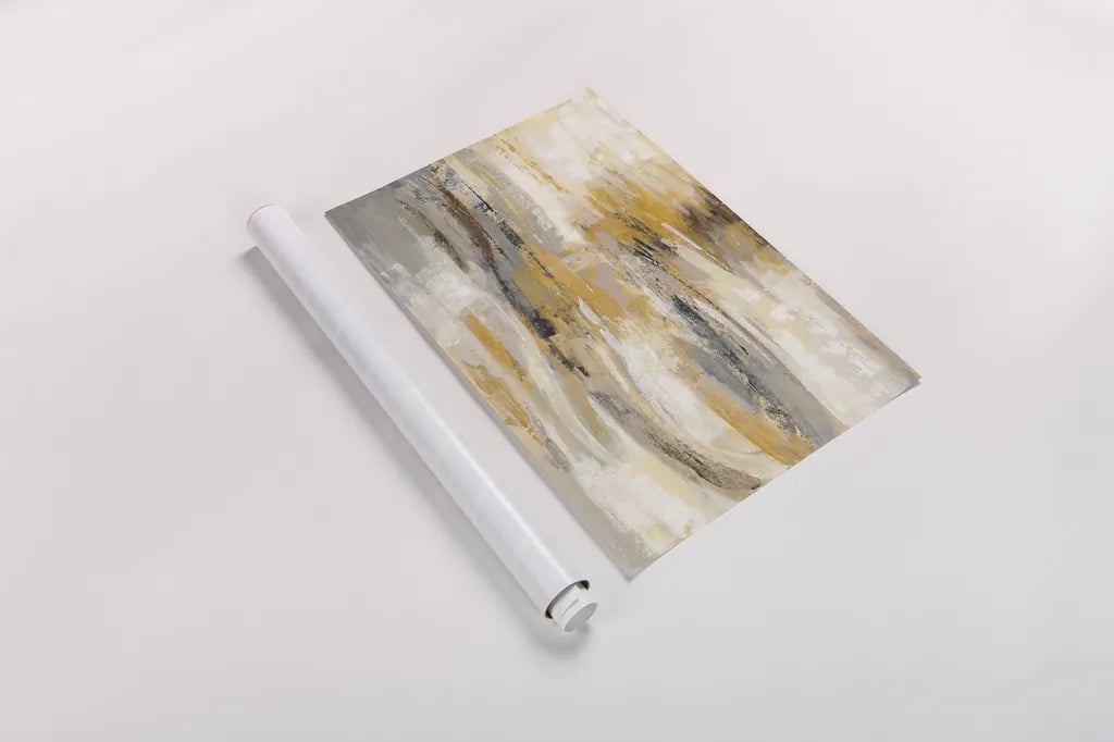 Golden Dust by Silvia Vassileva. shown as a rolled paper print. Available as archival giclee rolled canvas, fine art paper, or poster print. SKU 21550i.