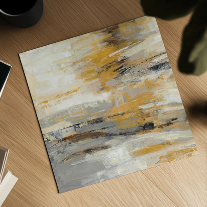 Golden Dust Crop by Silvia Vassileva. Shown as a detailed flat fine art print, highlighting archival giclee quality. Available as an archival giclee rolled canvas, fine art paper, or poster print. SKU 21550a.