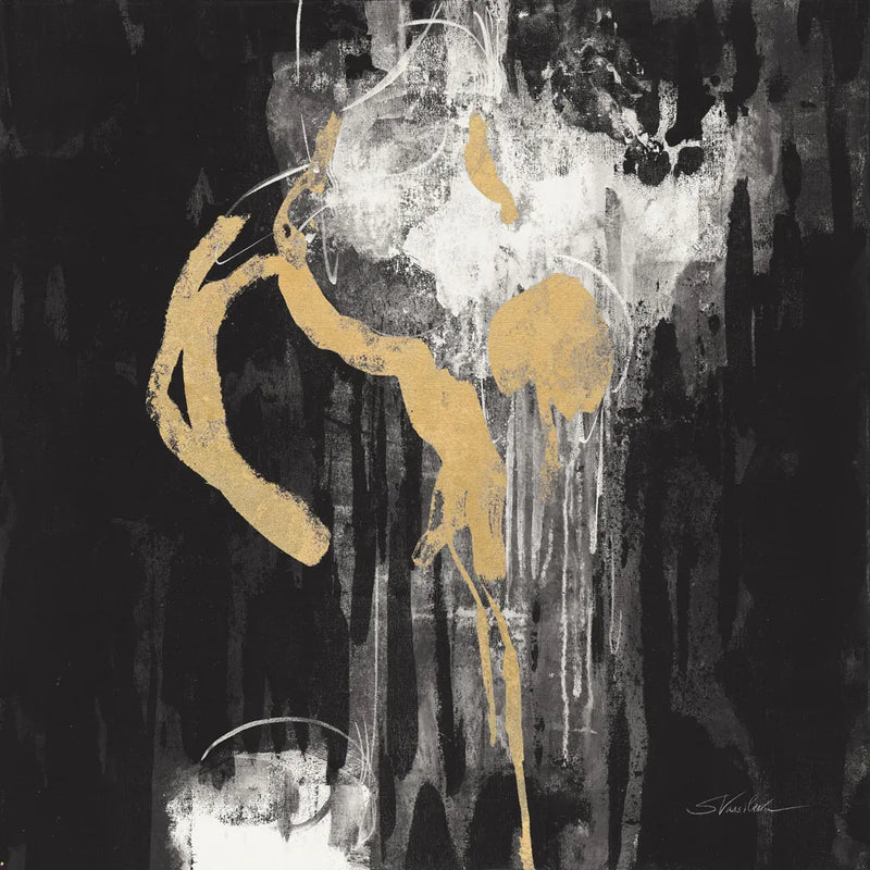 Golden Rain I BW by Silvia Vassileva. SKU 67600a. Archival Giclee Fine art print for wall decor.