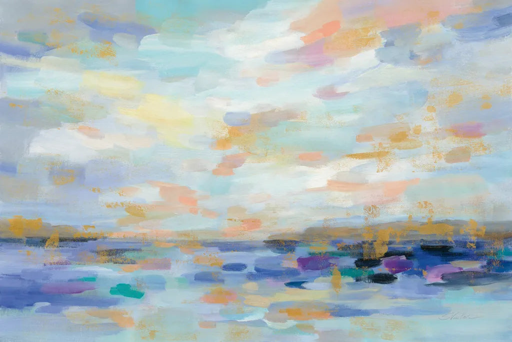 Golden Sunrise by Silvia Vassileva. SKU 38245i. Archival Giclee Fine art print for wall decor.