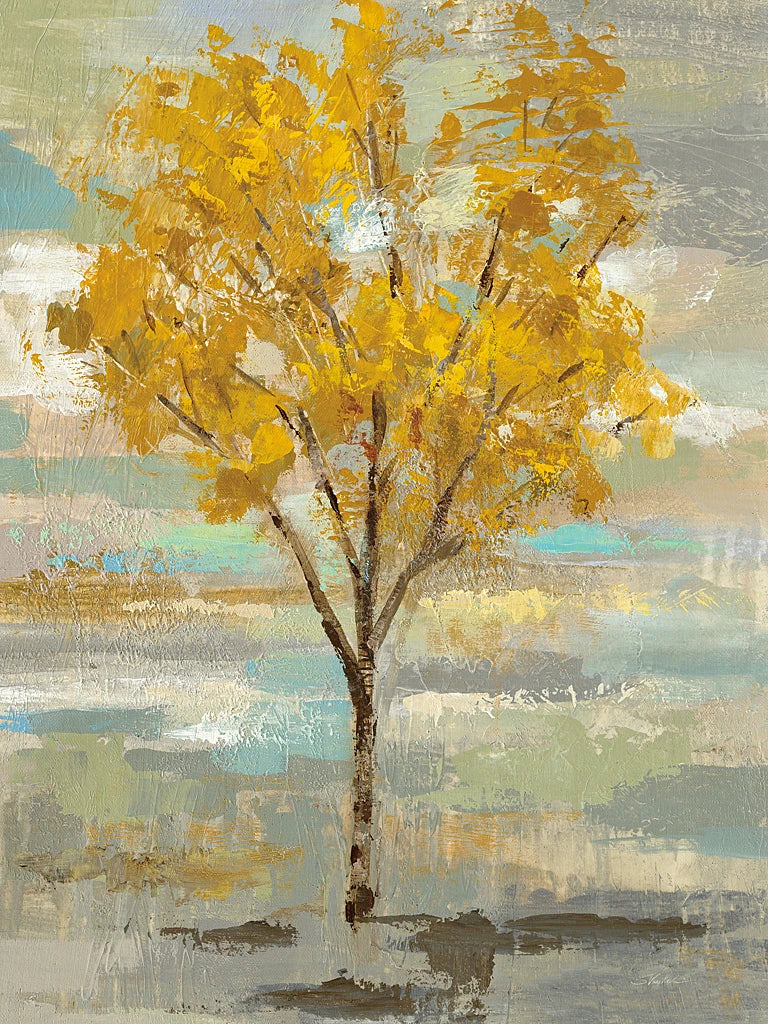 Golden Tree and Fog I by Silvia Vassileva