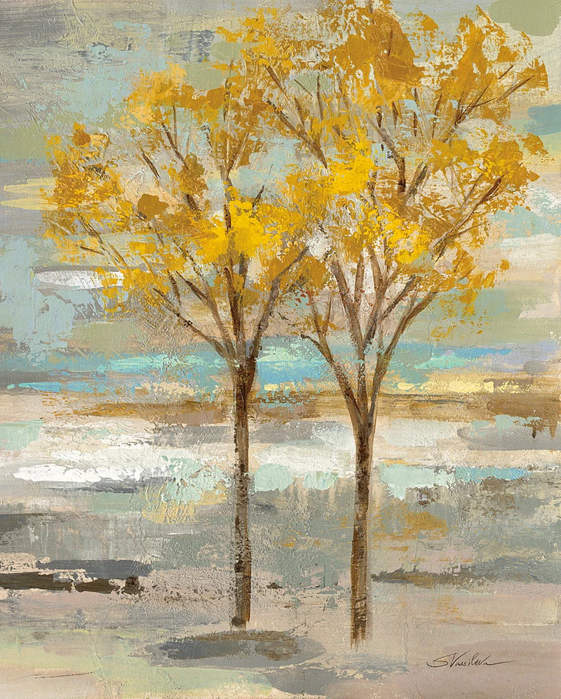 Golden Tree and Fog II by Silvia Vassileva